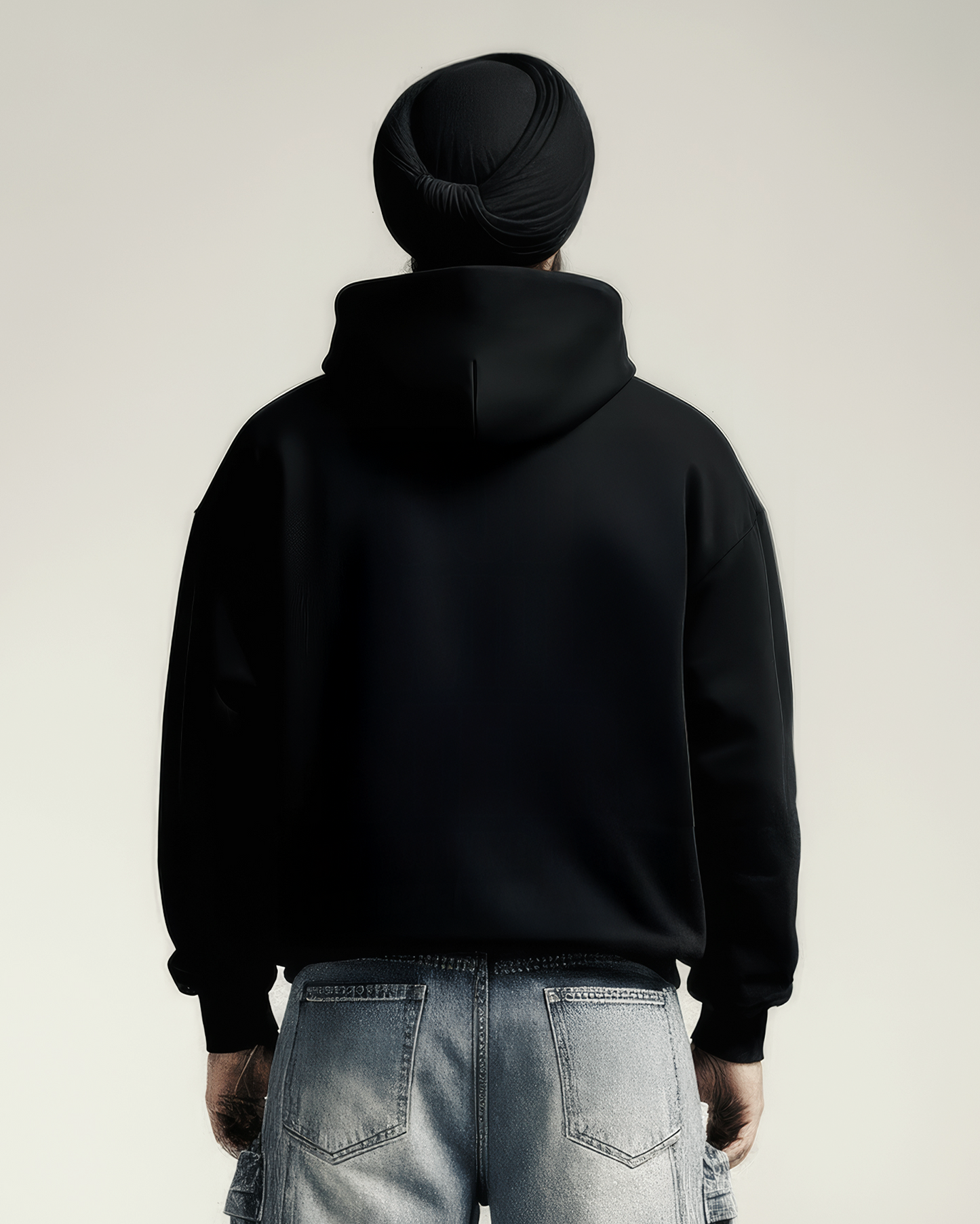 CONTEMPT BIG PRINT BOXY HOODIE