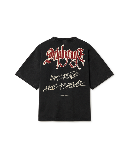 IMMORTALS FOREVER OVERSIZED FADED T-SHIRT