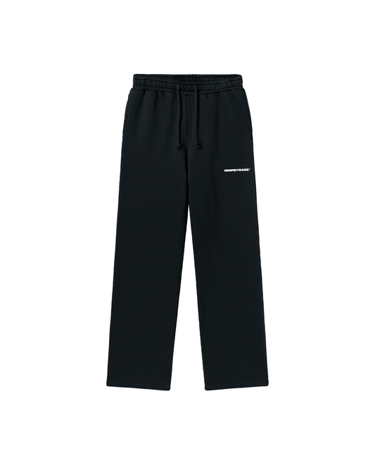 NAVY RELAXED STRAIGHT SWEATPANTS
