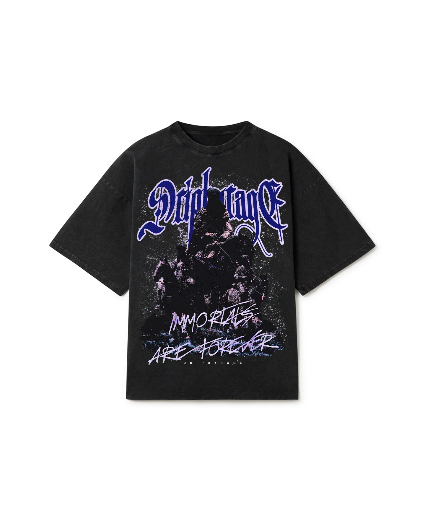 IMMORTALS FOREVER OVERSIZED FADED T-SHIRT