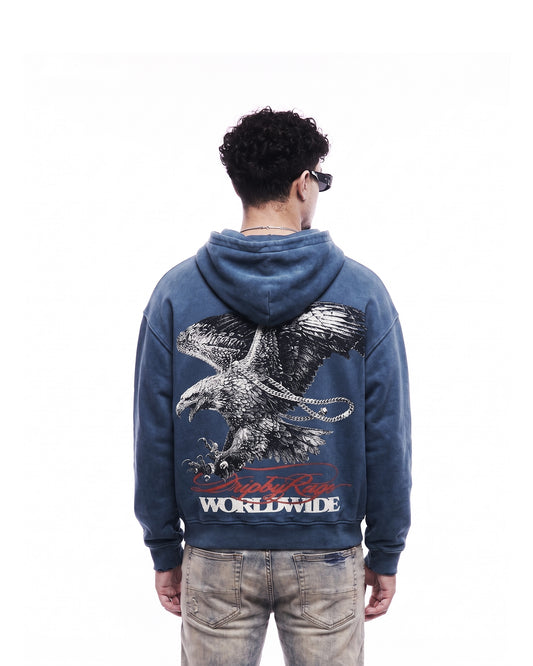 VVS BAAJ OVERSIZED FADED HOODIE