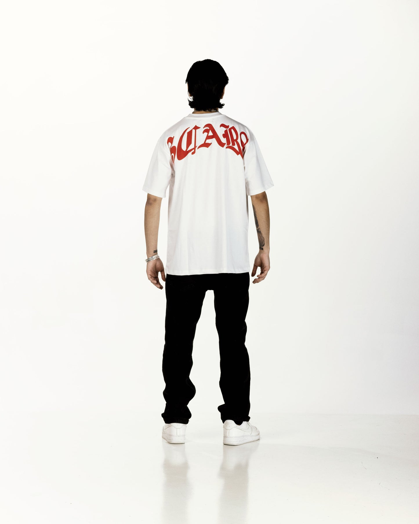 RED SCARS T-SHIRT WHITE