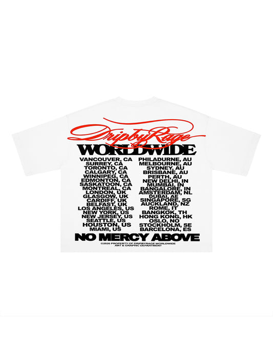 NO MERCY WORLDWIDE BOXY T-SHIRT