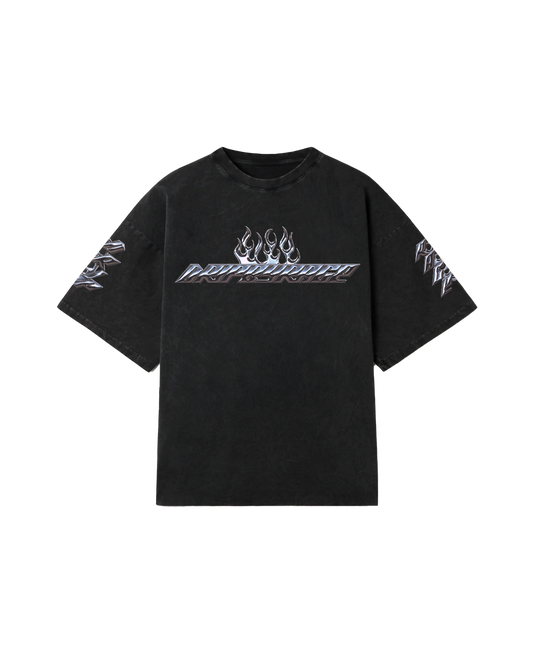 CHROME DRIP 84 OVERSIZED FADED T-SHIRT