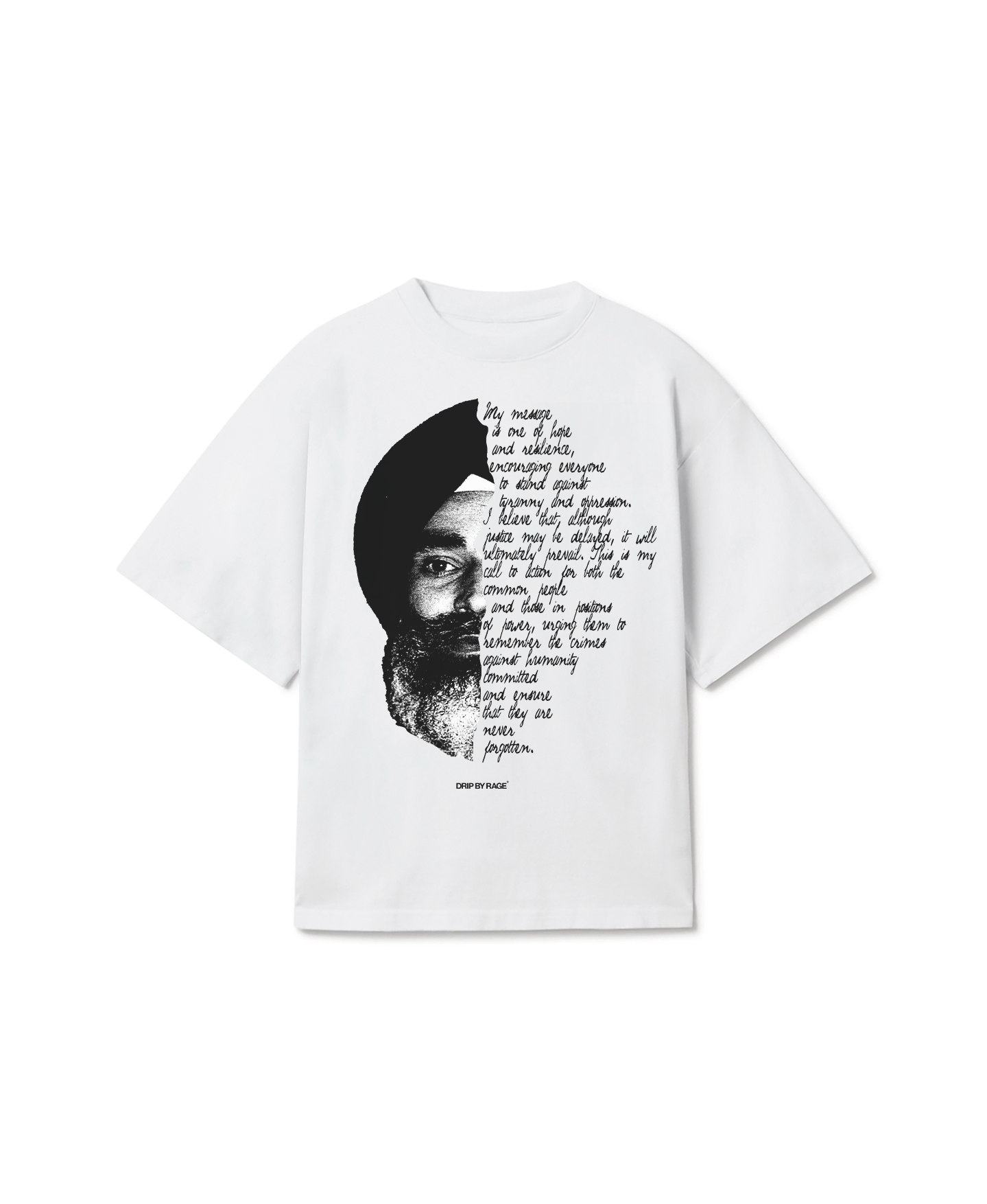 JUSTICE T-SHIRT WHITE