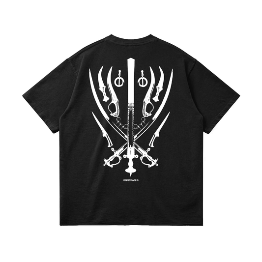 TRADITION WEAPONRY OVERSIZED FADED T-SHIRT BLACK