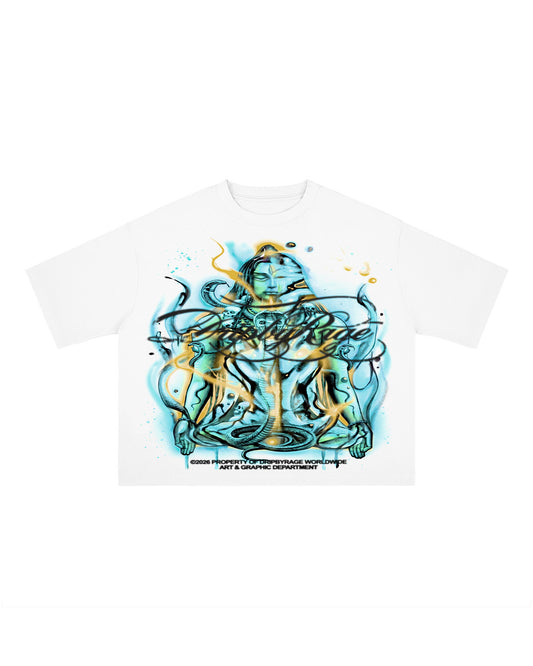 SHIVA SNAKES BOXY T-SHIRT