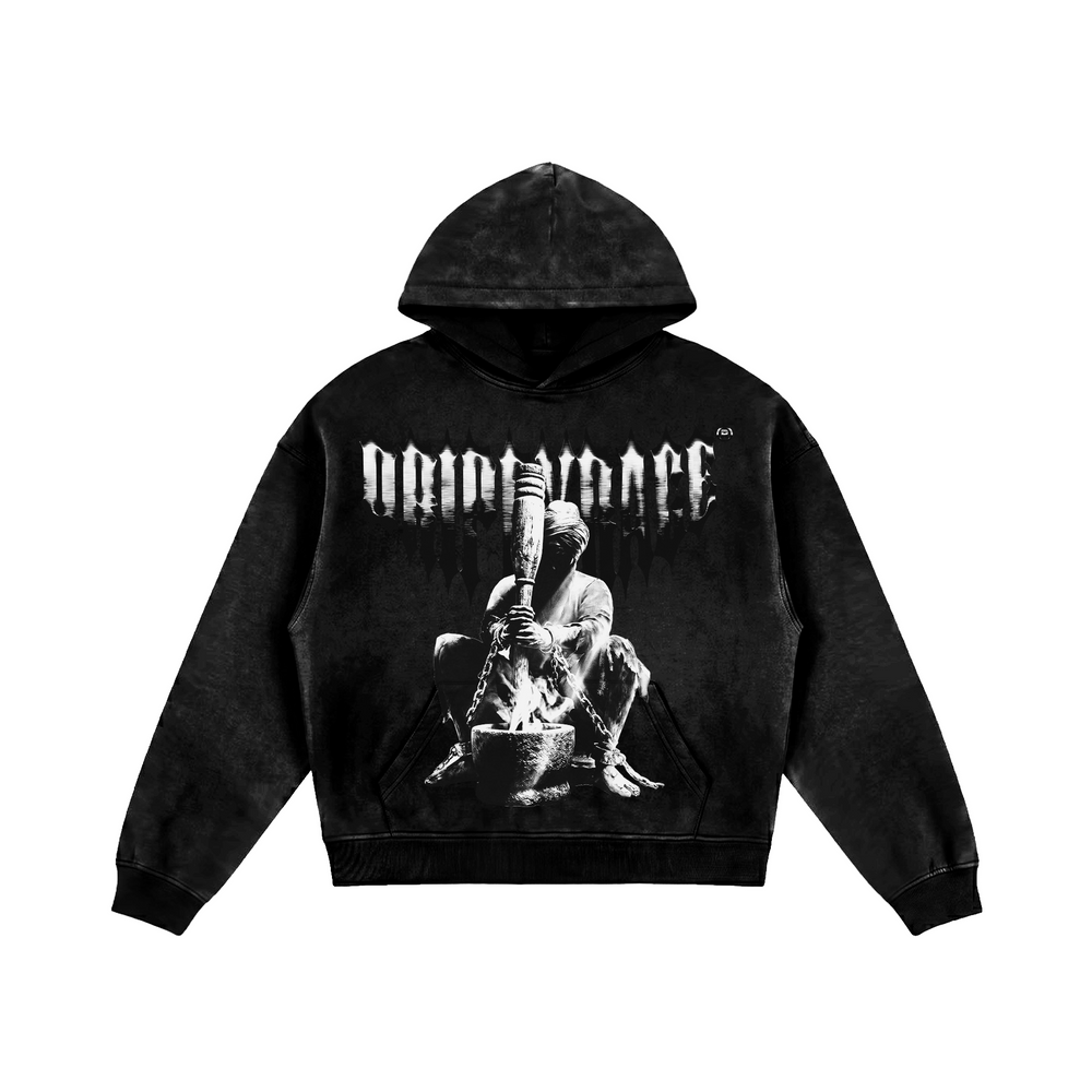 FLOWER 1699 FADED ZIP-UP HOODIE