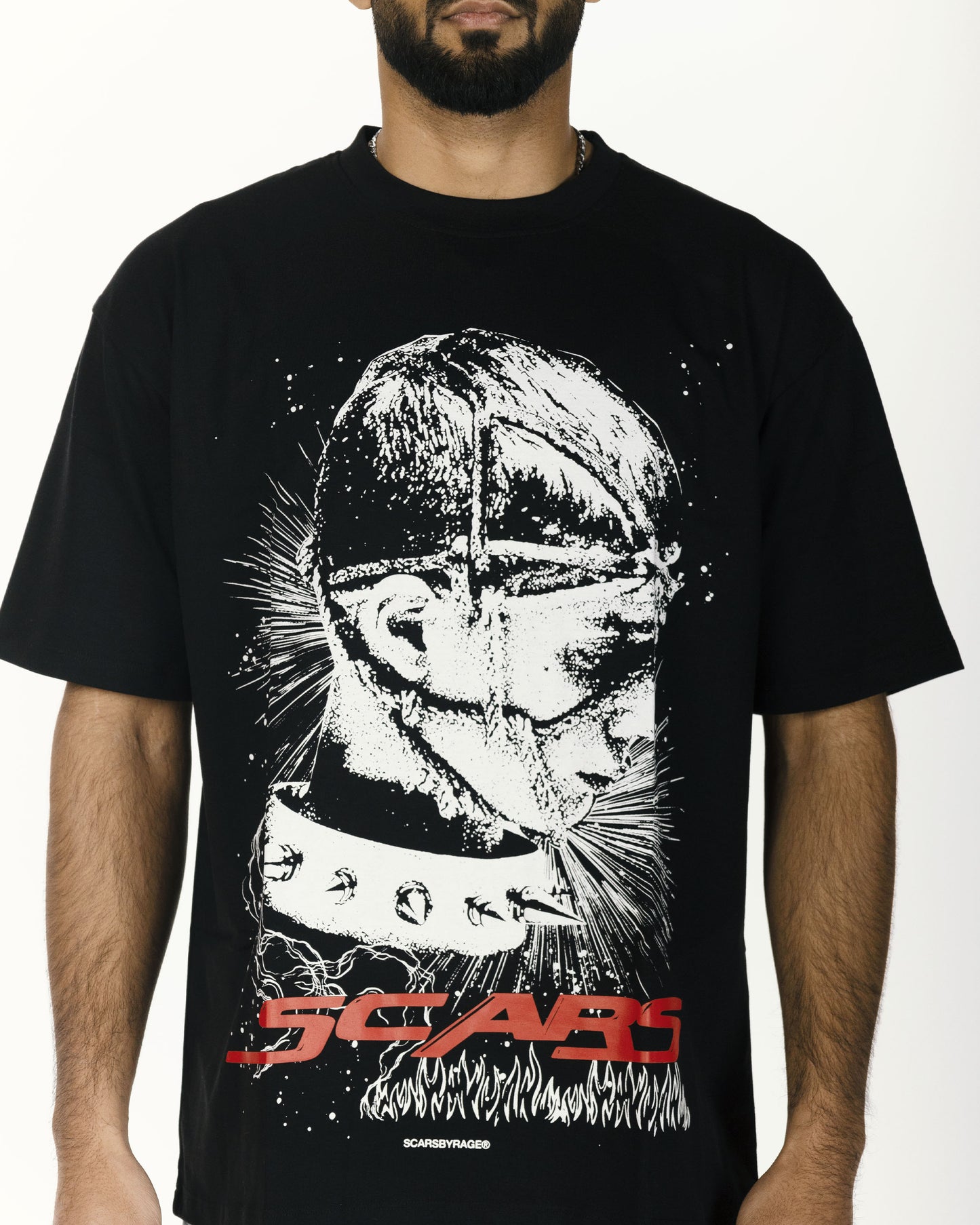 SCARHEAD T-SHIRT BLACK