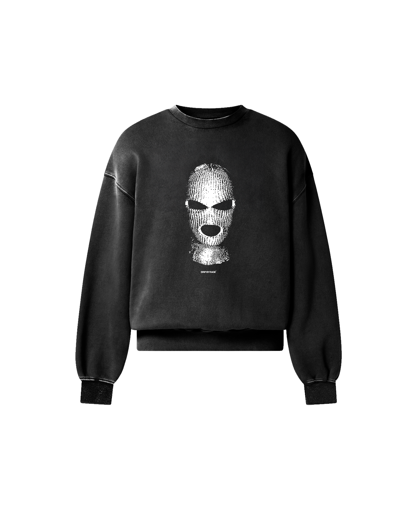 SKI MASK OVERSIZED FADED SWEATSHIRT