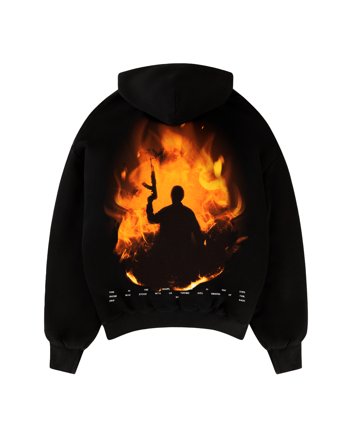 47 FLAME EDITION SUN FADED BOXY HOODIE – Drip by Rage