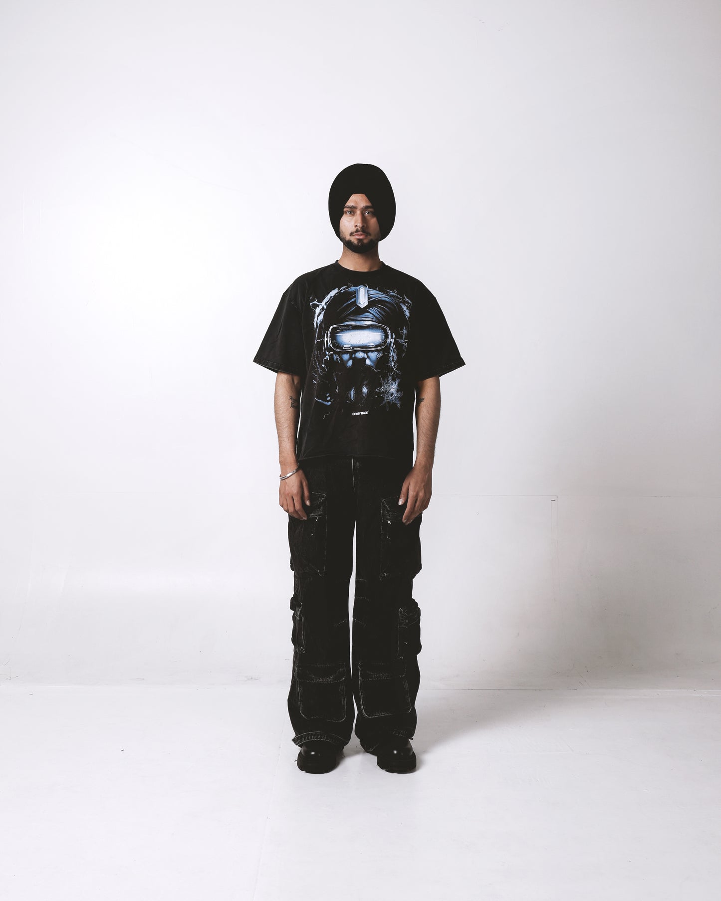 CYBER SINGH OVERSIZED FADED T-SHIRT