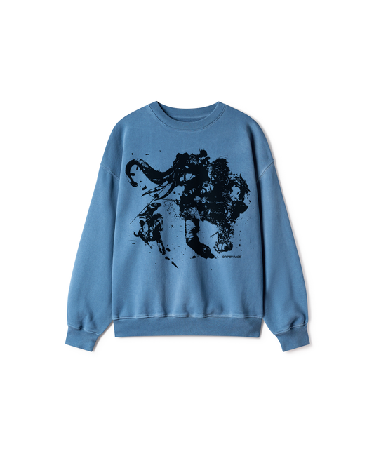 NAGNI OVERSIZED SWEATSHIRT BLUE