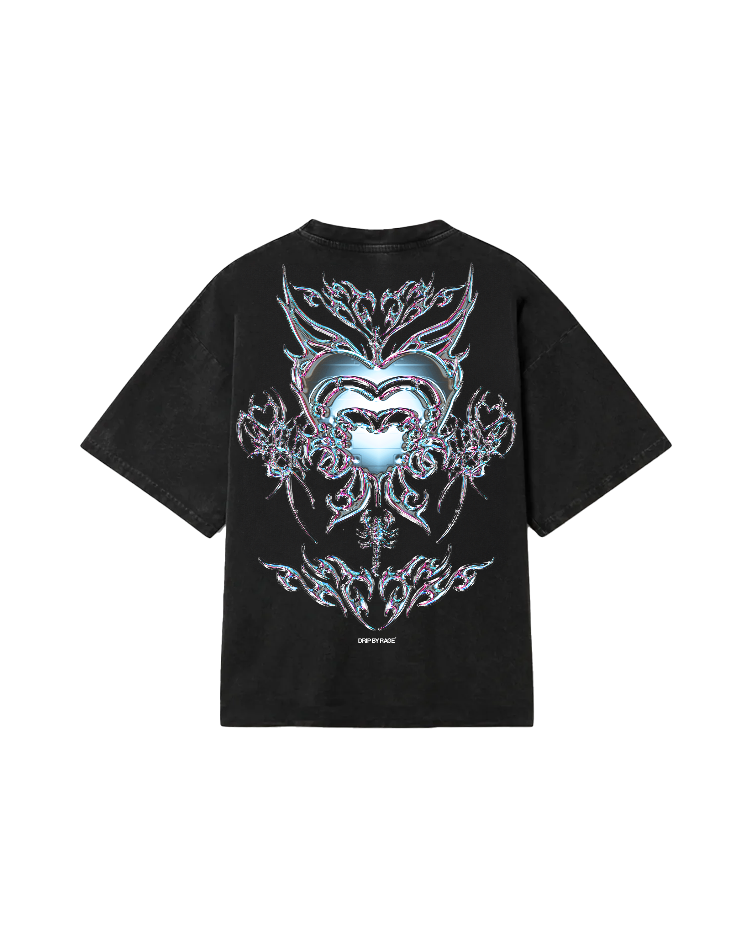 HER HEART OVERSIZED FADED T-SHIRT