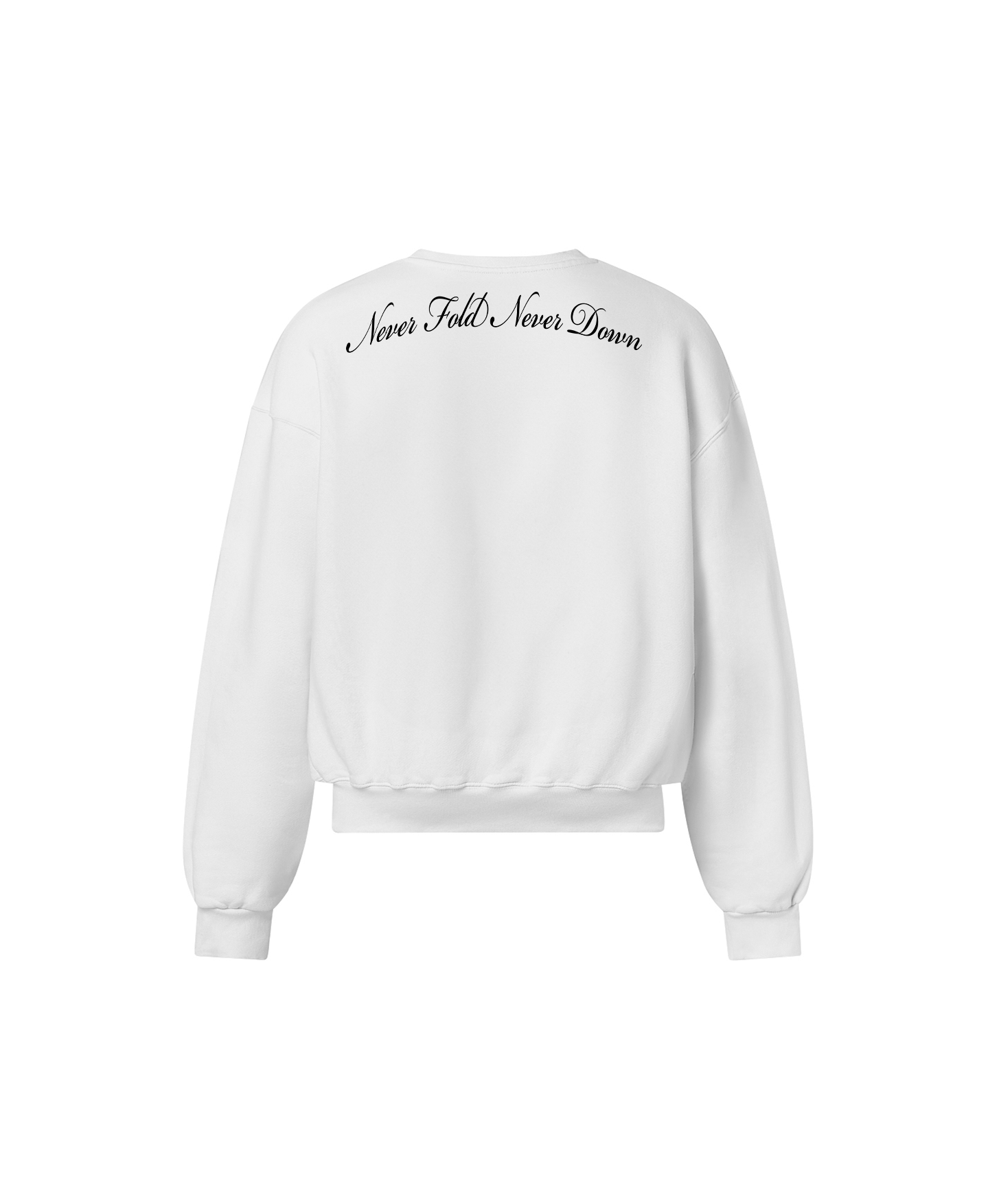 SKI MASK OVERSIZED SWEATSHIRT WHITE