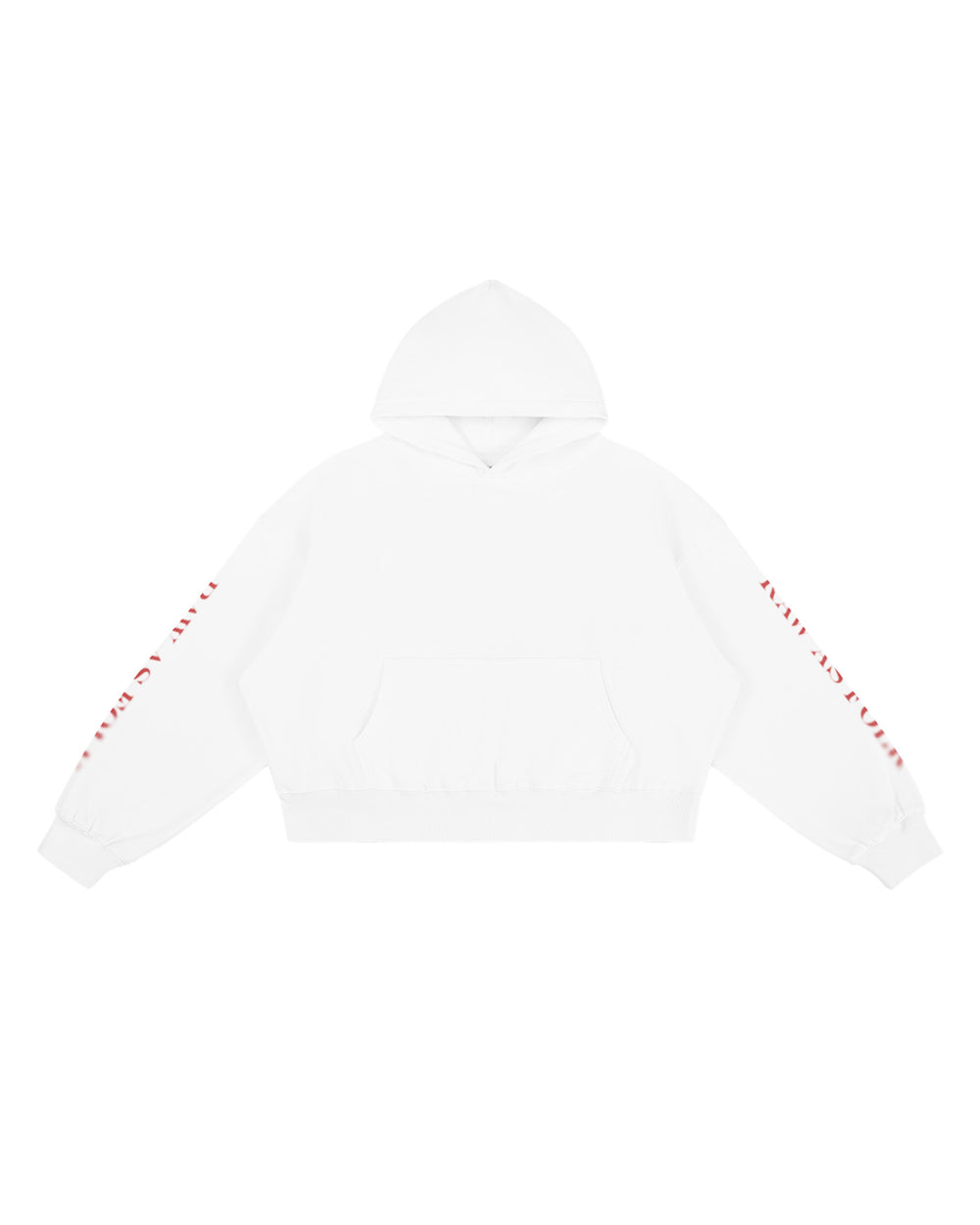 RAW AF SLEEVES BOXY HOODIE