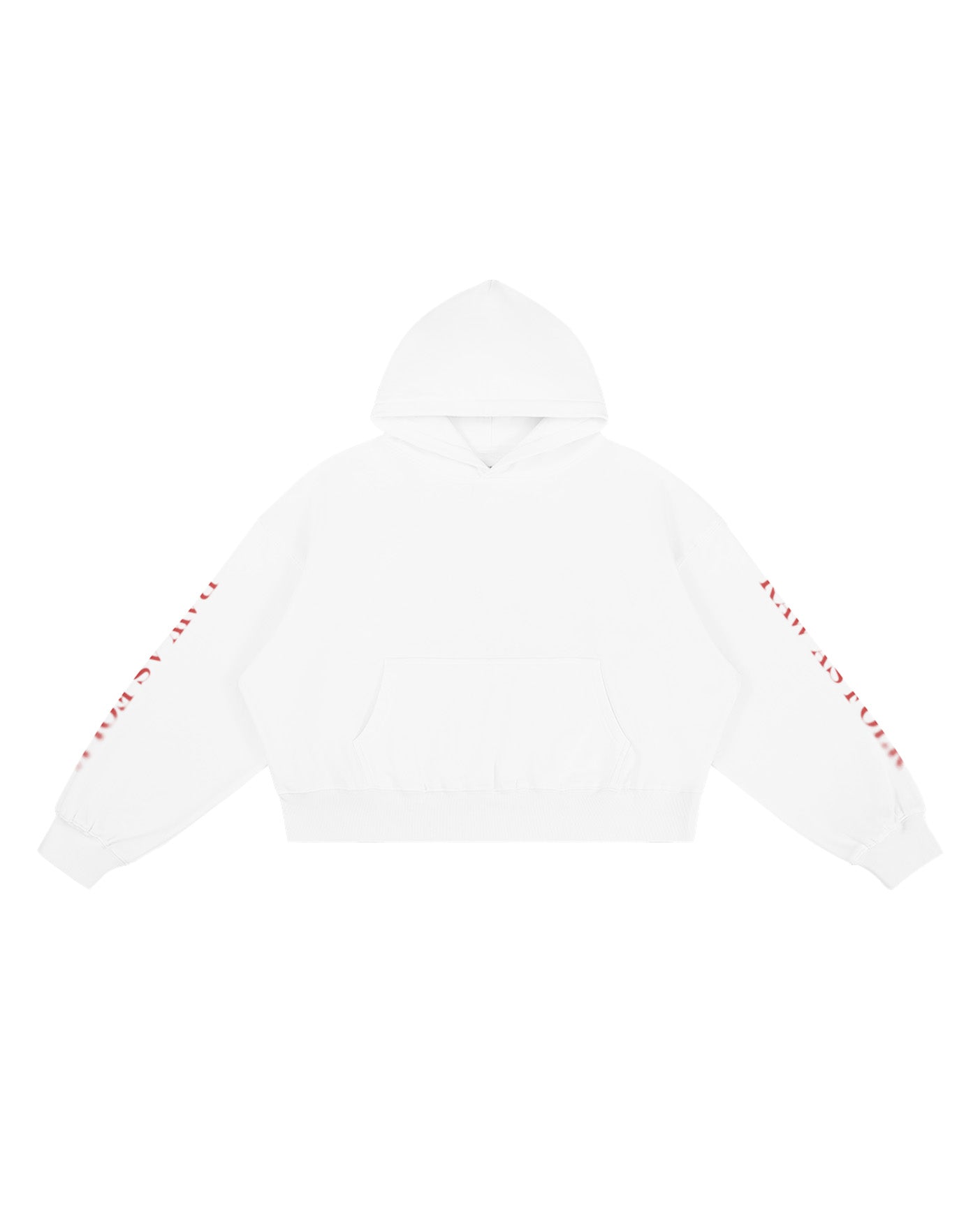 RAW AF SLEEVES BOXY HOODIE