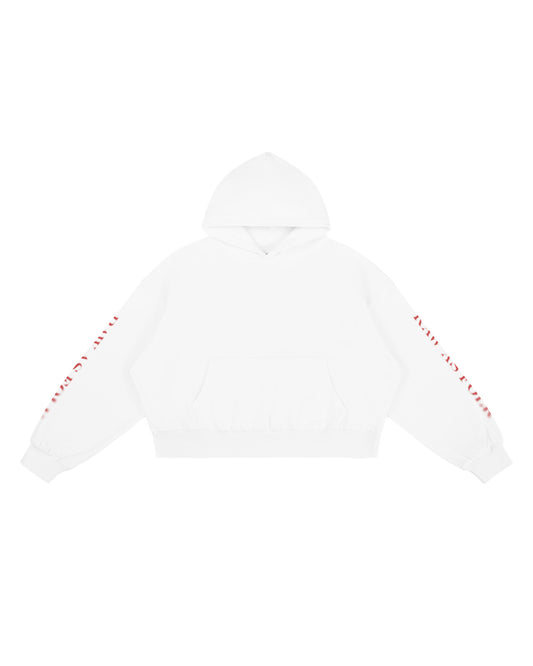 RAW AF SLEEVES BOXY HOODIE