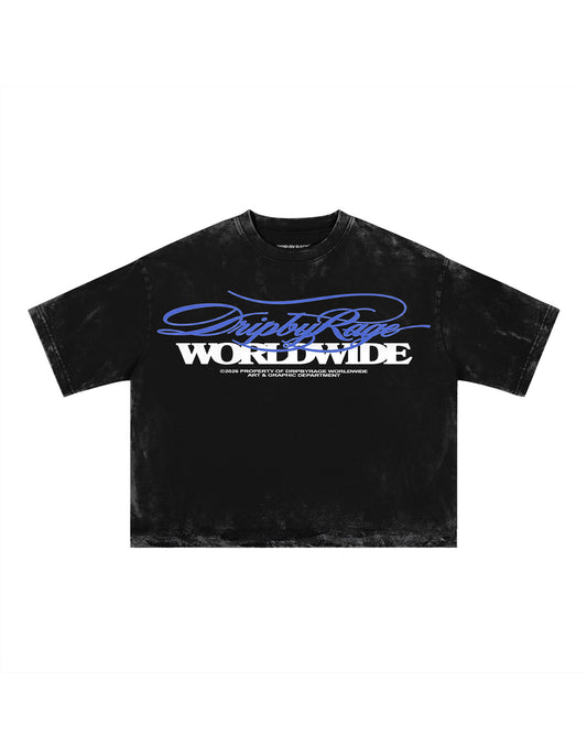 DRIPBYRAGE WORLDWIDE BOXY T-SHIRT