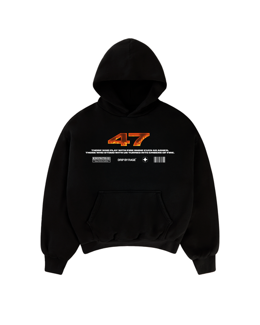 47 FLAME EDITION BOXY HOODIE