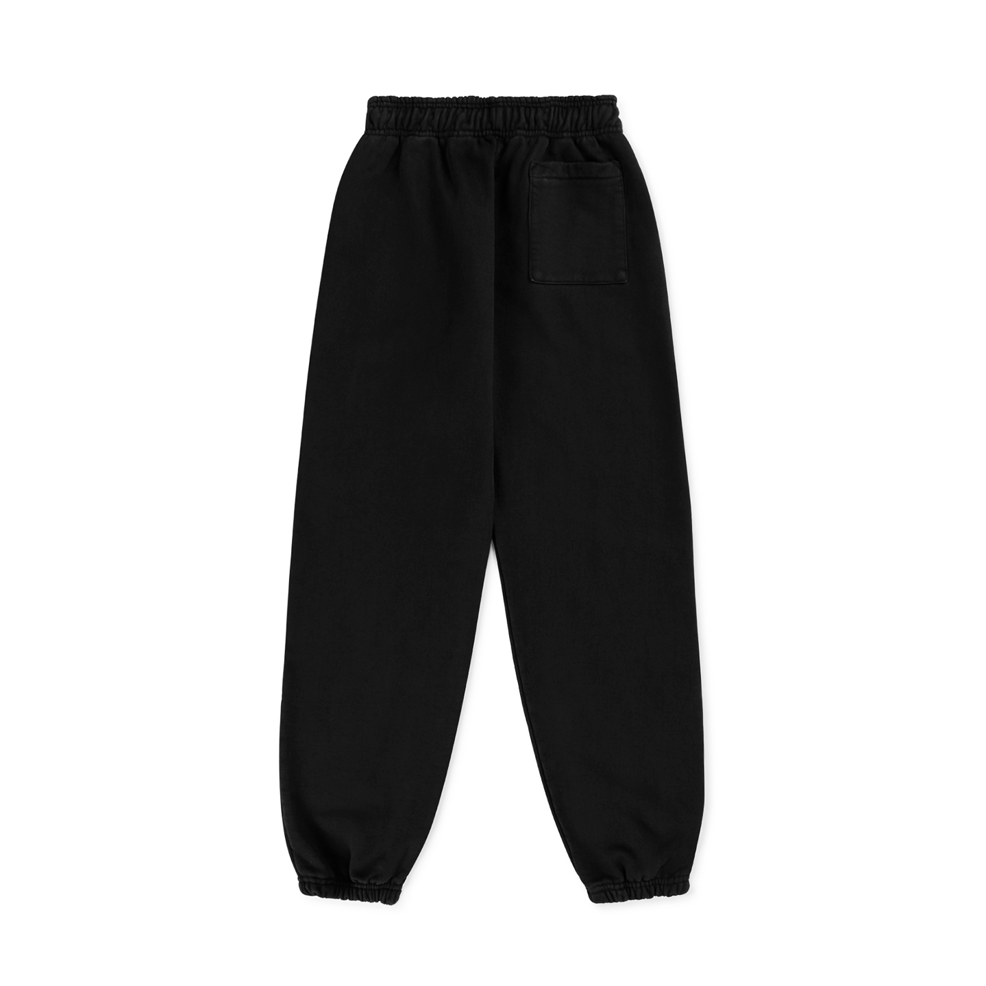 BLACK FRENCH TERRY SWEATPANTS