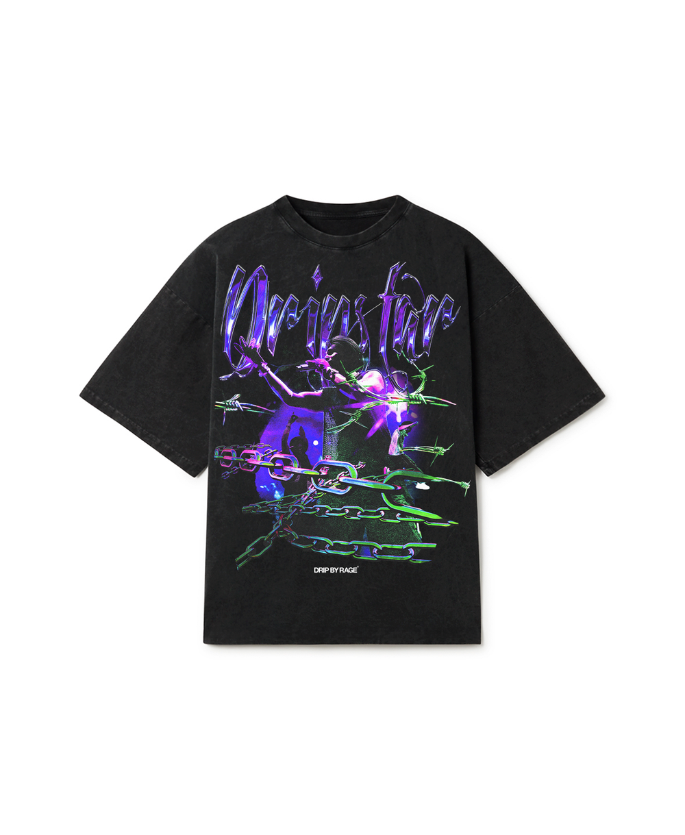 DRIPSTAR OVERSIZED FADED T-SHIRT