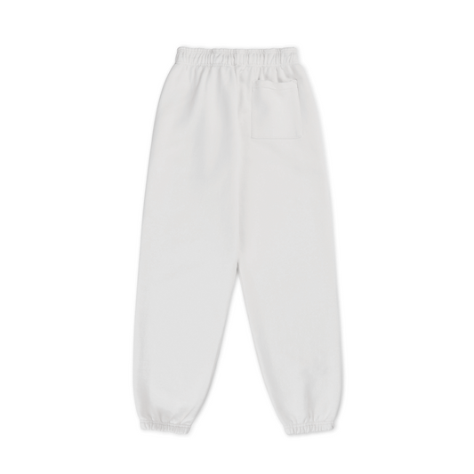 WHITE FRENCH TERRY SWEATPANTS