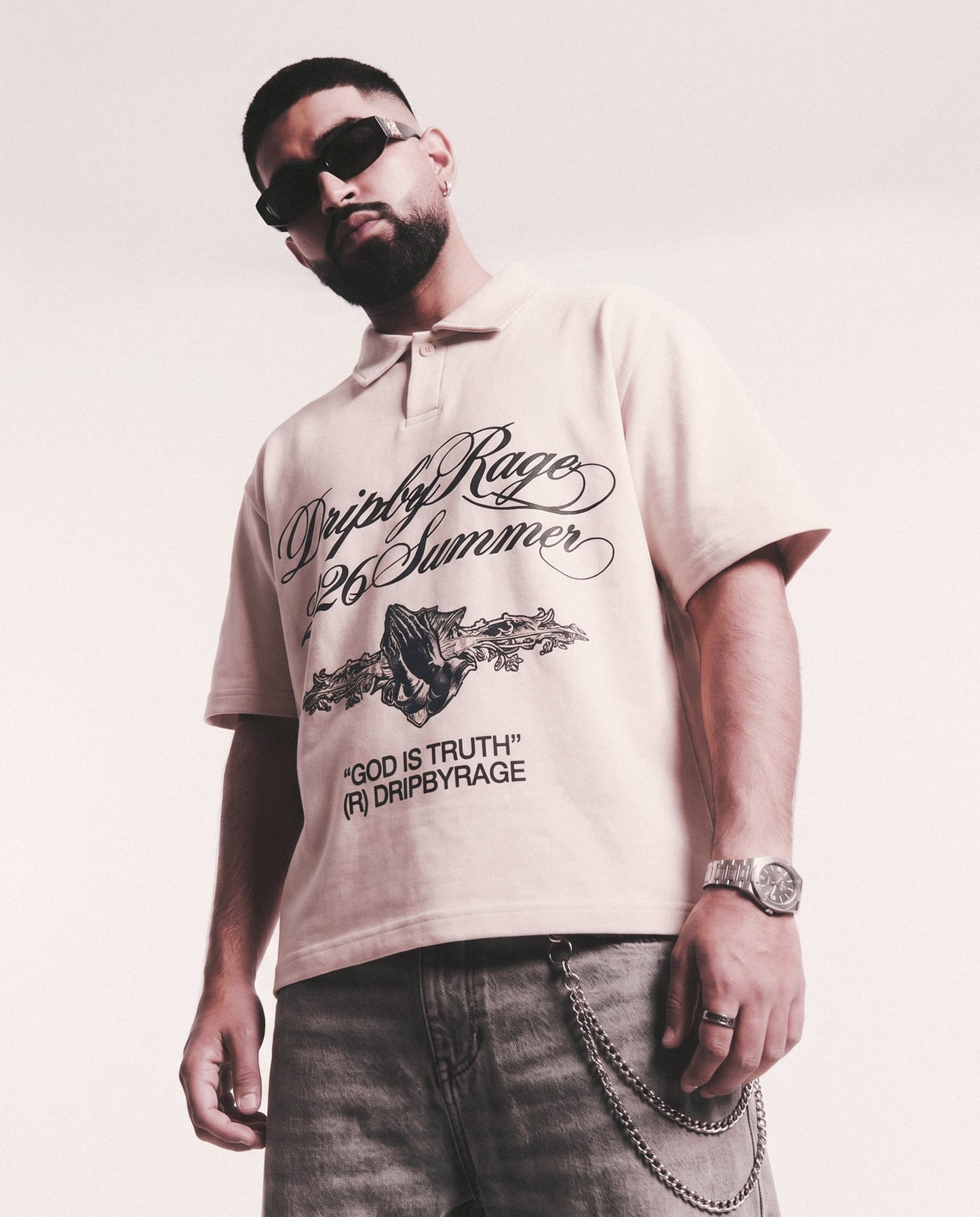 TRUTH OVERSIZED POLO T-SHIRT