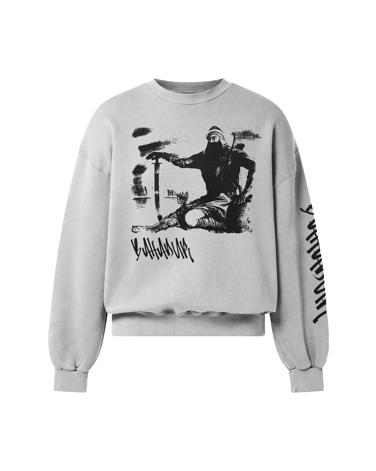 BAHADUR SWEATSHIRT HEATHER GREY