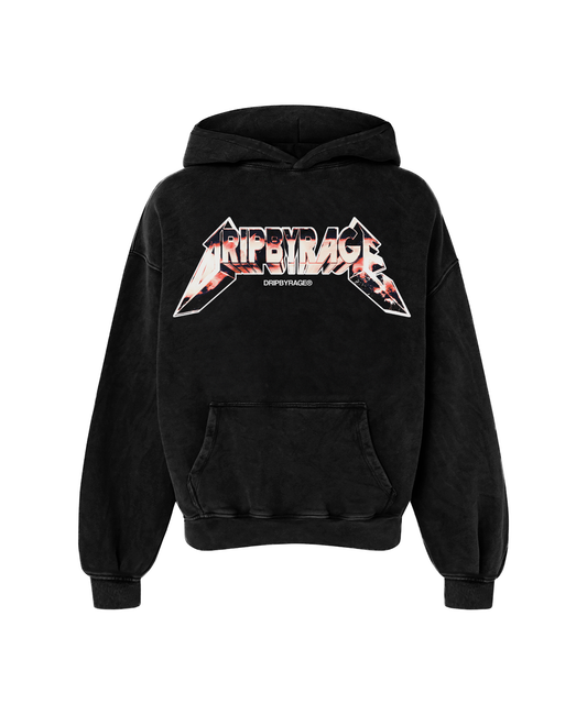 SWORD OF JUSTICE OVERSIZED FADED HOODIE