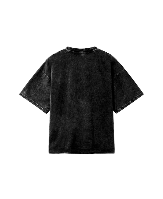 SIDHU VINTAGE OVERSIZED DESTROYED T-SHIRT BLACK