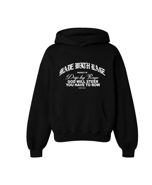 MADE WITH RAGE OVERSIZED HOODIE