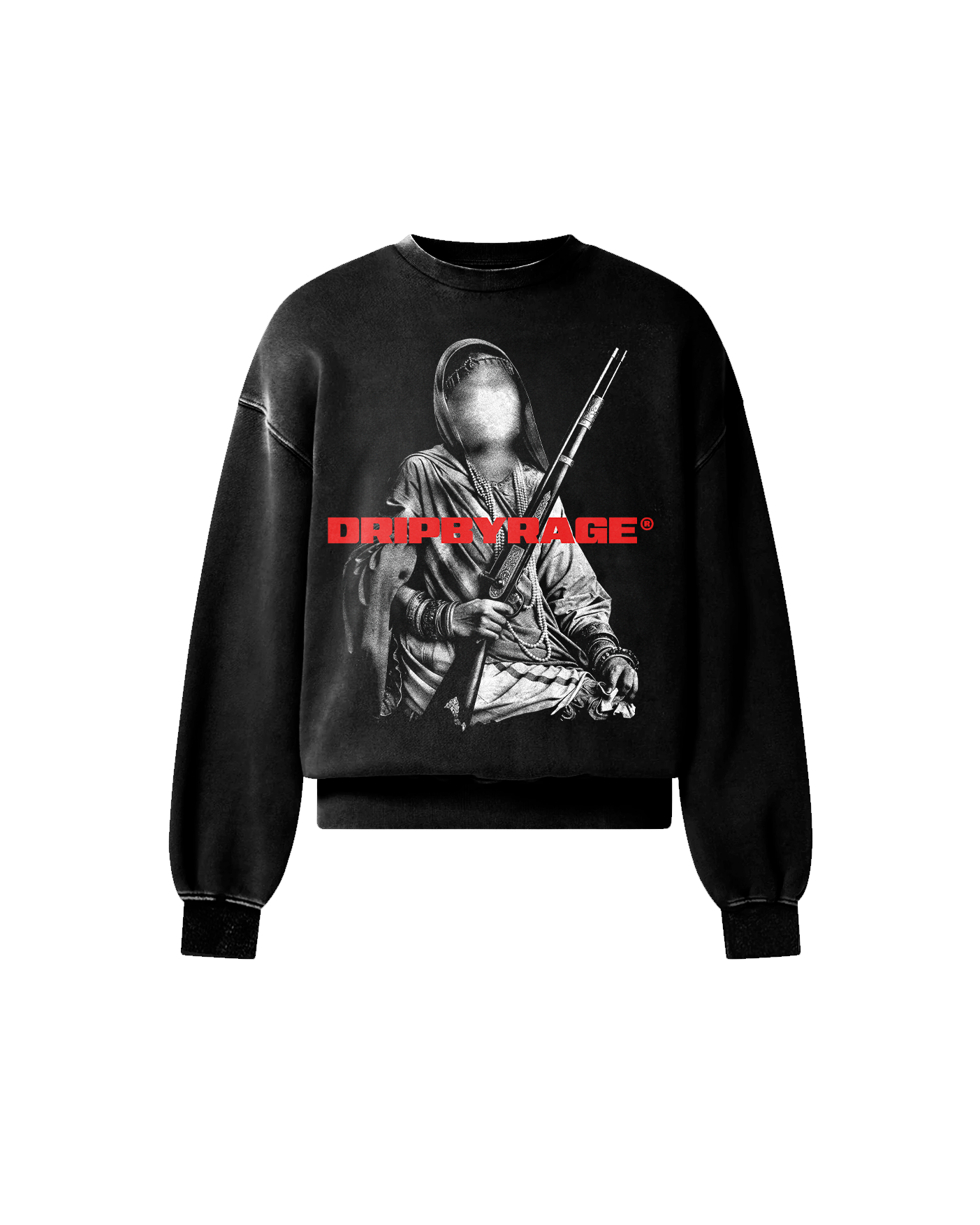 GANGSTER QUEEN FADED SWEATSHIRT