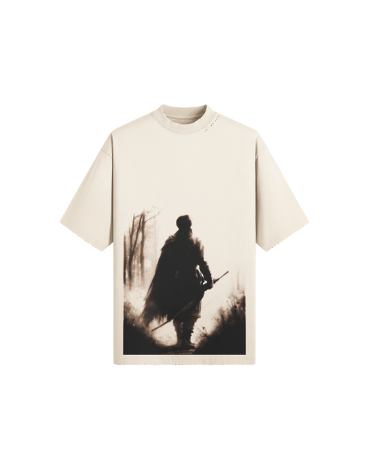 DARK SOUL OVERSIZED DISTRESSED T-SHIRT