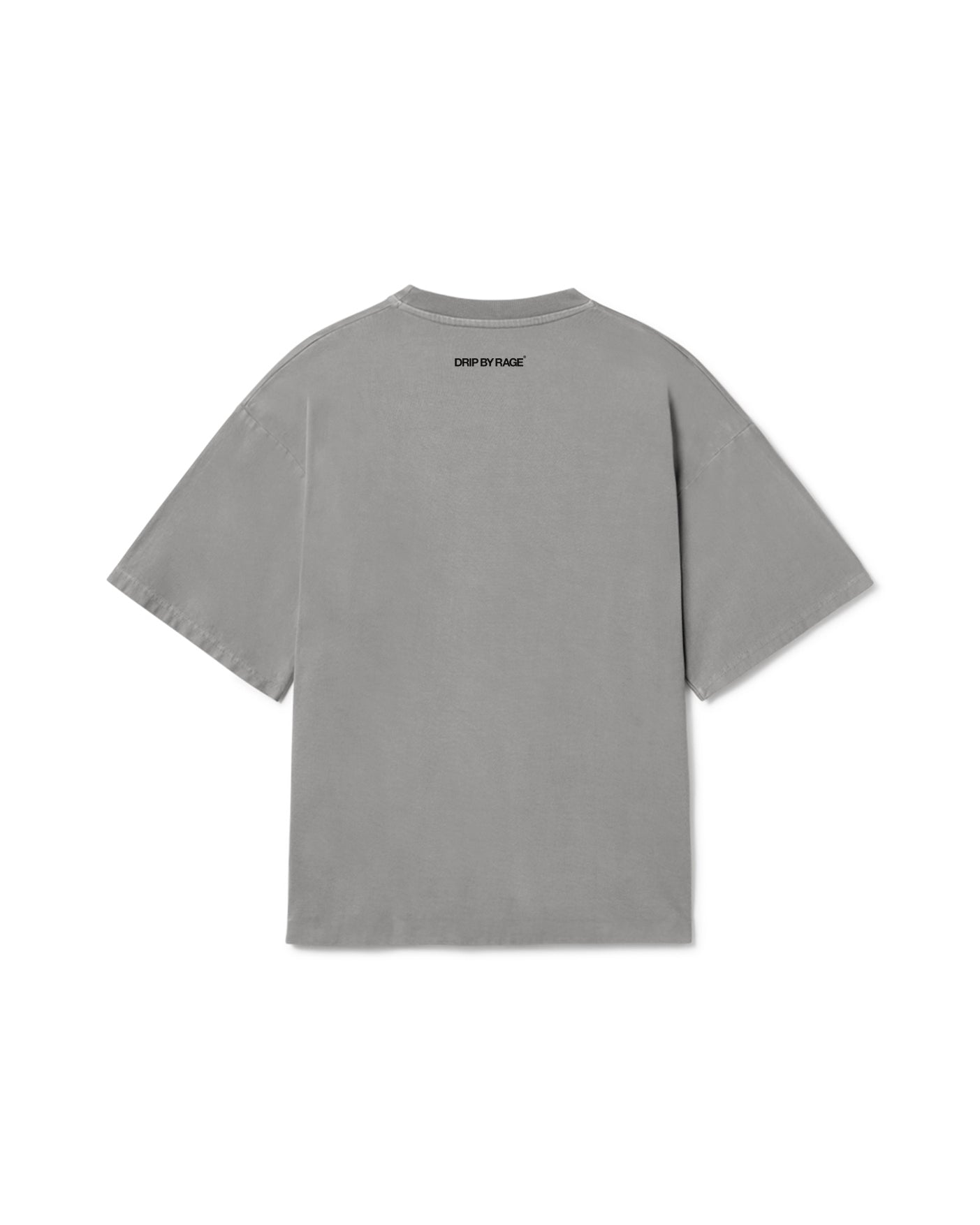 REAL DEATH OVERSIZED T-SHIRT FADED GREY