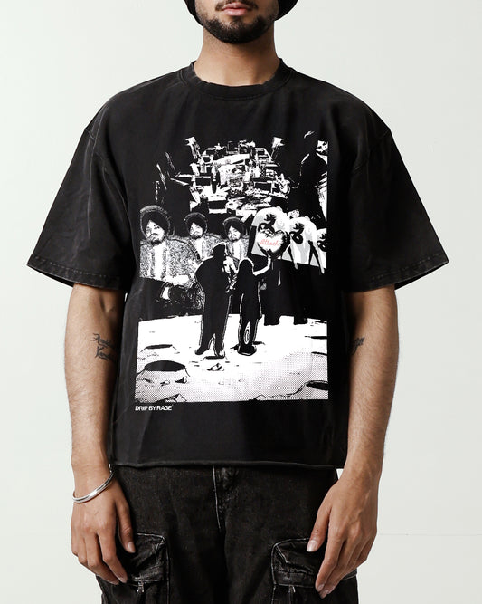 ATTACH OVERSIZED FADED T-SHIRT