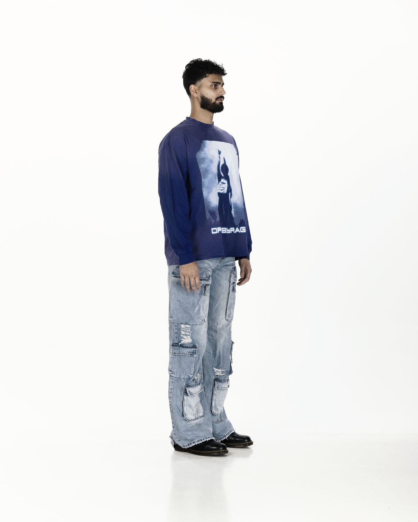 FANDOME OVERSIZED FADED LONG SLEEVE