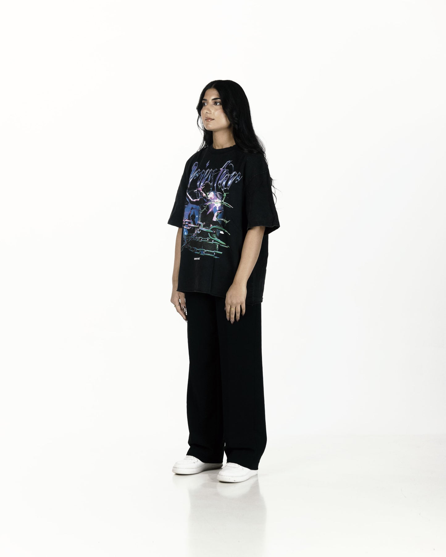 DRIPSTAR OVERSIZED FADED T-SHIRT