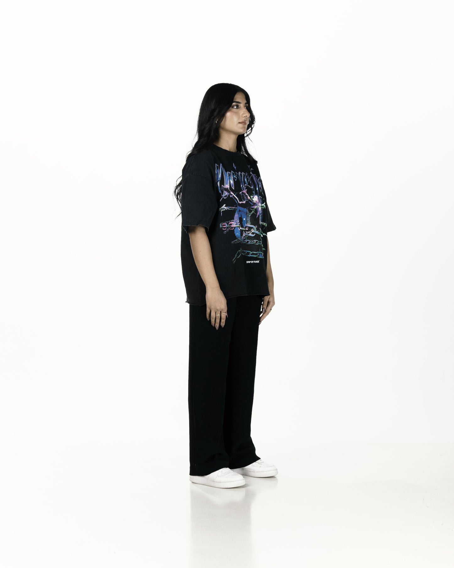 DRIPSTAR OVERSIZED FADED T-SHIRT