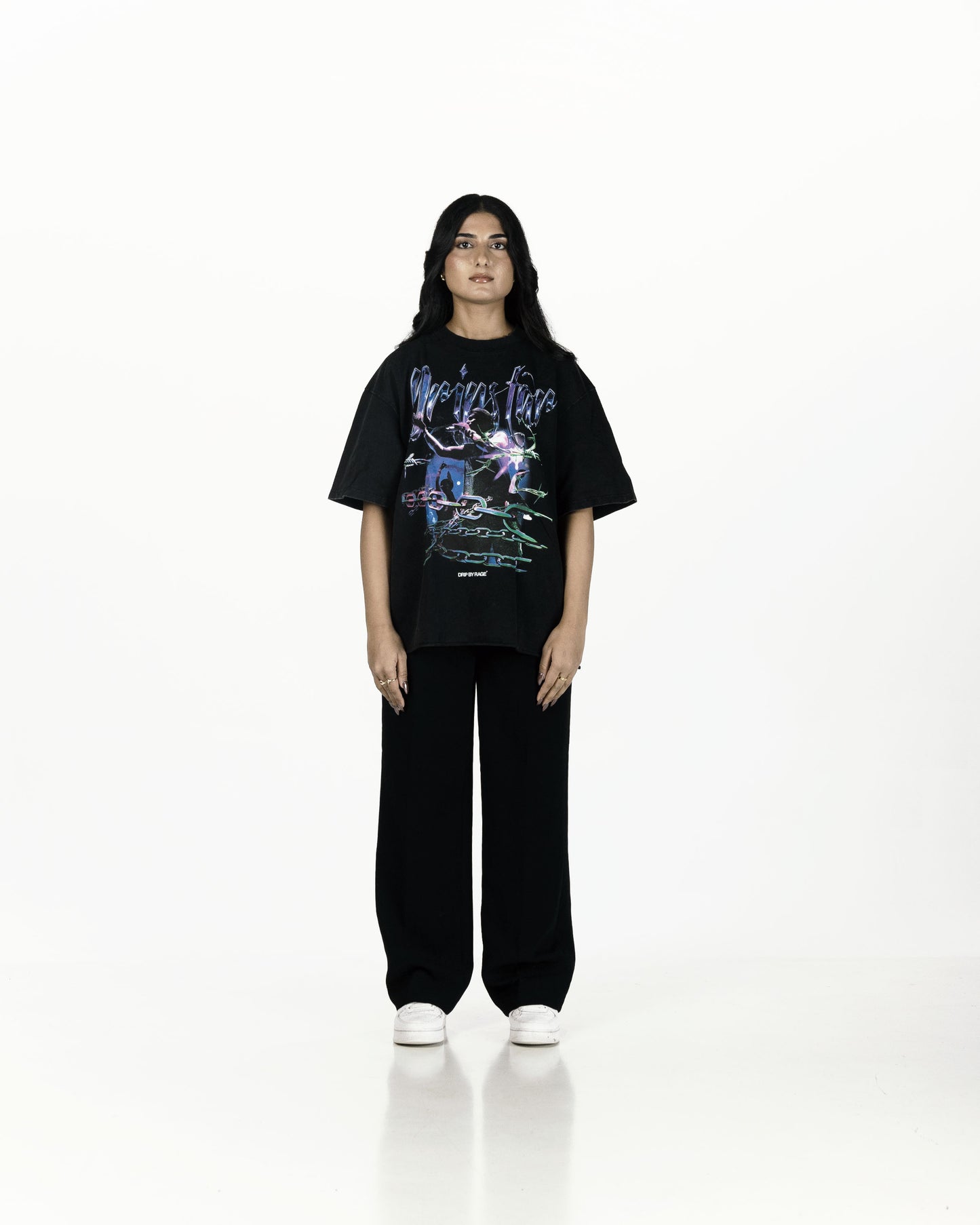 DRIPSTAR OVERSIZED FADED T-SHIRT