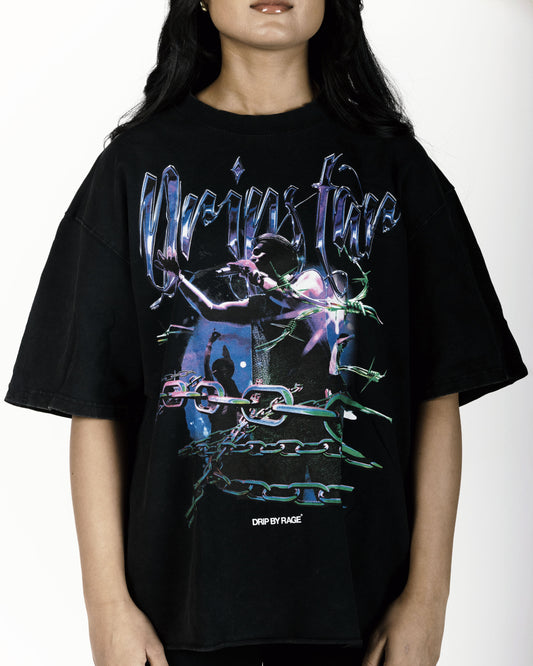 DRIPSTAR OVERSIZED FADED T-SHIRT