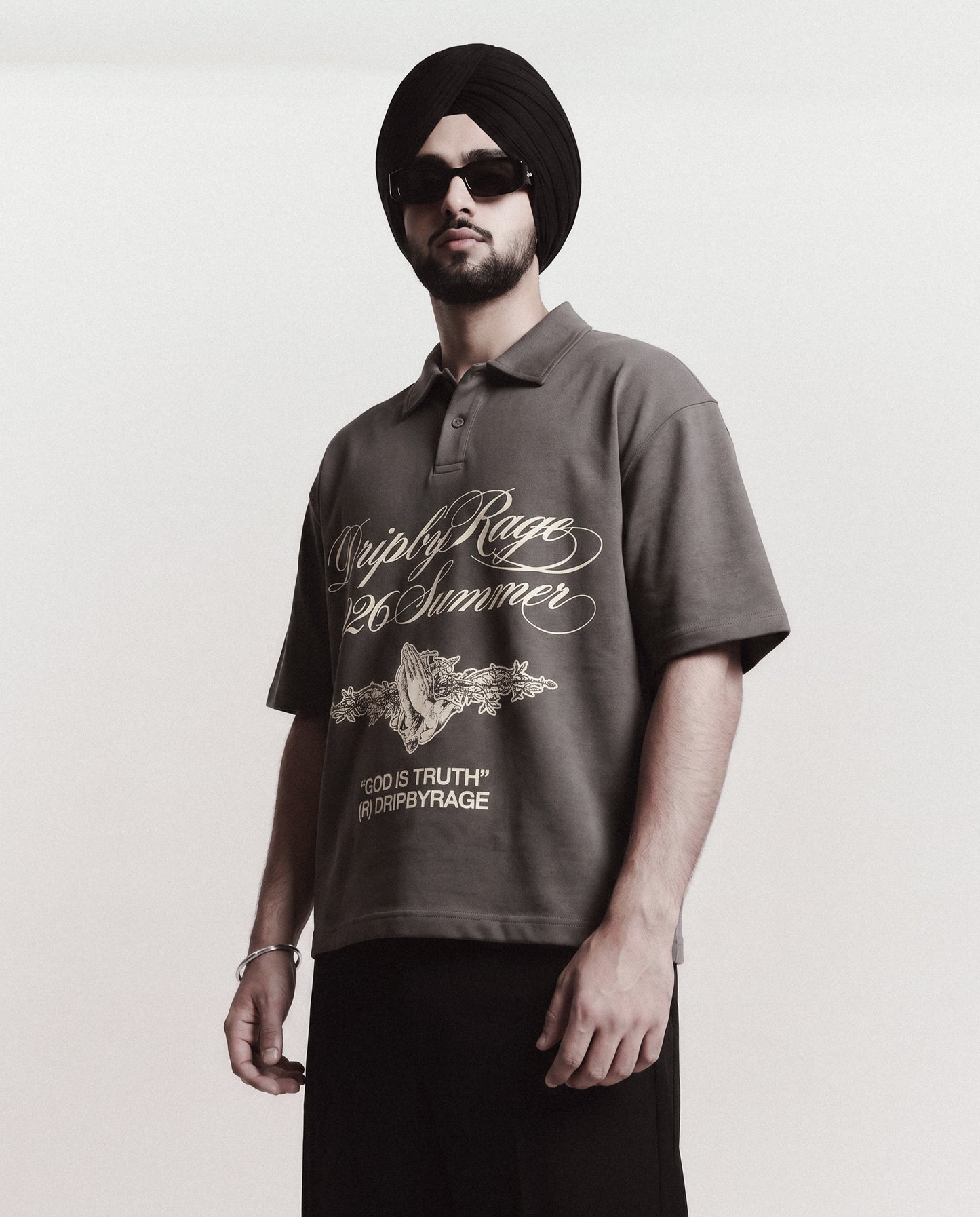 TRUTH OVERSIZED POLO T-SHIRT