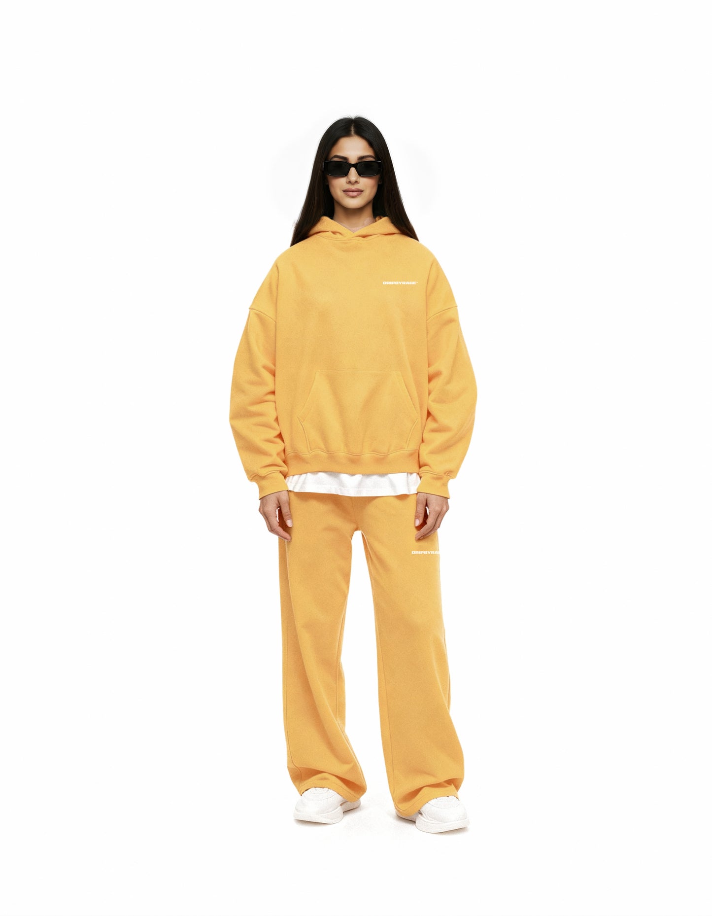YELLOW HEAVY BOXY HOODIE