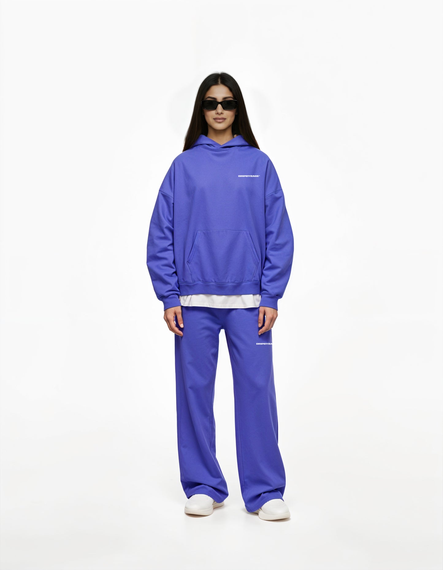 ELECTRIC BLUE HEAVY BOXY HOODIE