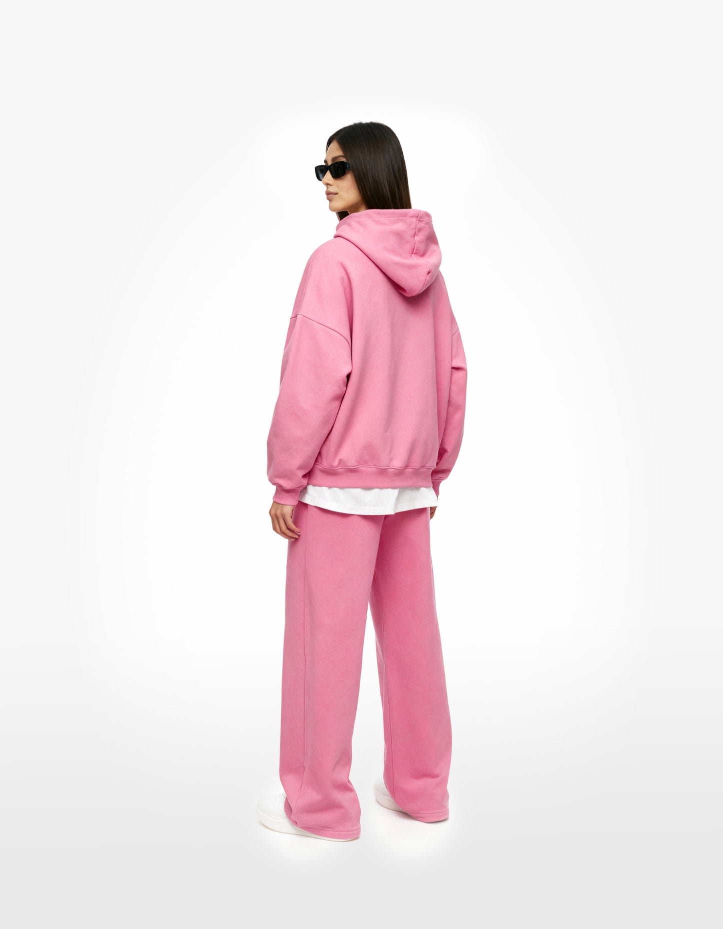 PINK HEAVY BOXY HOODIE