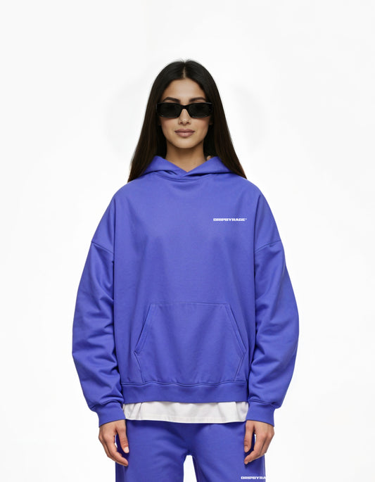 ELECTRIC BLUE HEAVY BOXY HOODIE