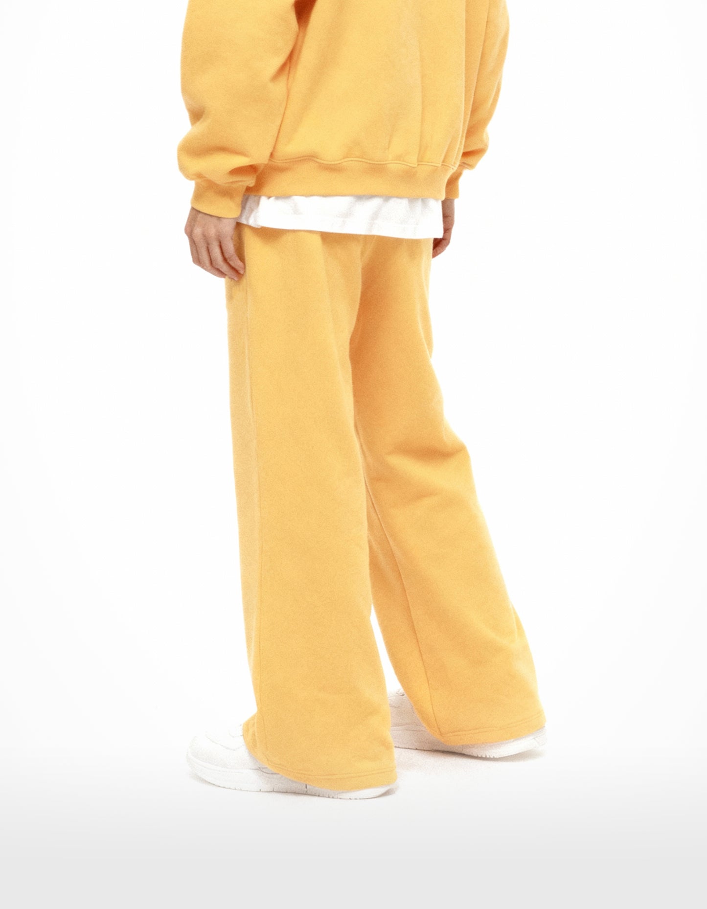 YELLOW RELAXED STRAIGHT SWEATPANTS