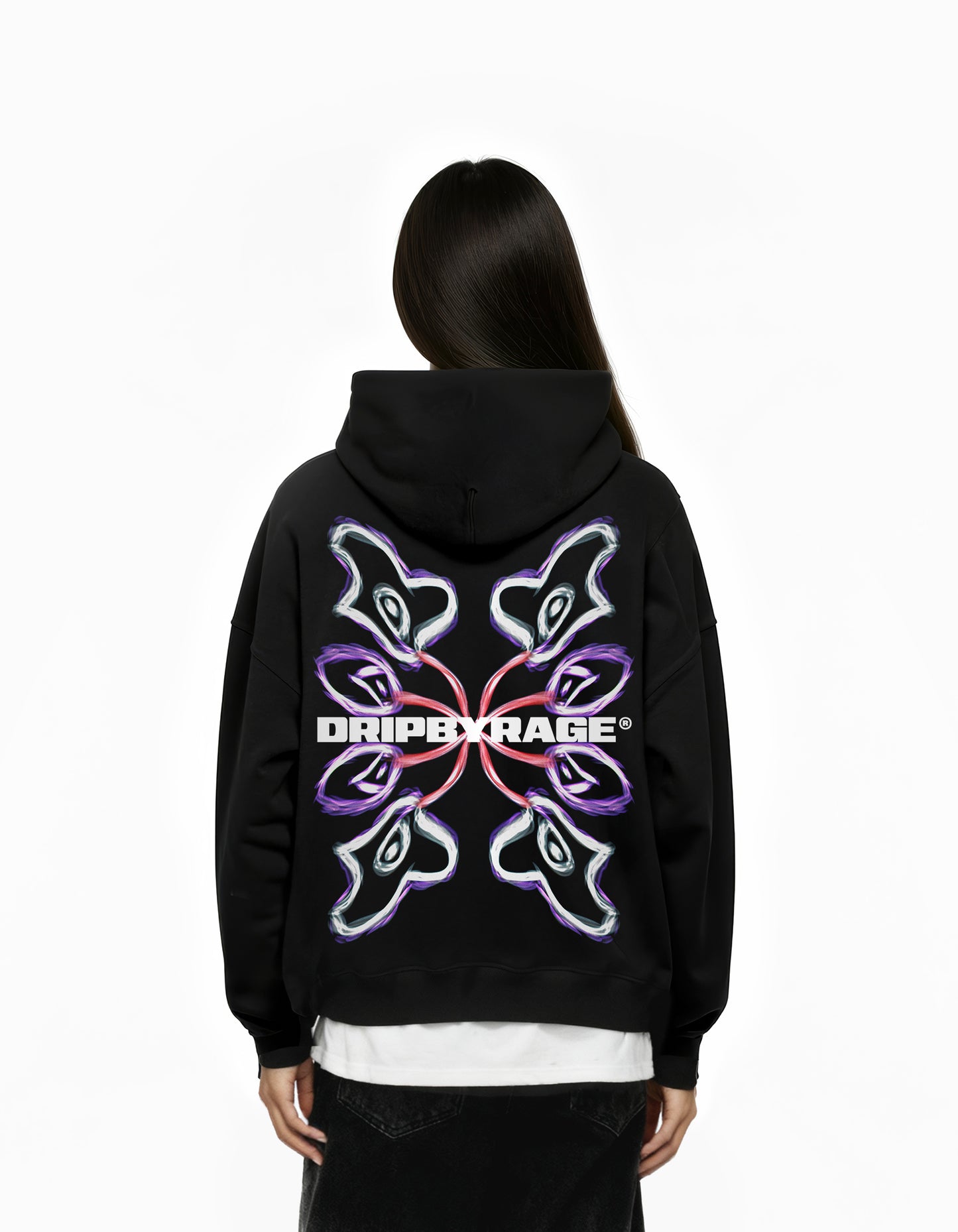 WINGS SUN FADED BOXY HOODIE