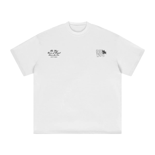 THE LAST QUEEN OVERSIZED T-SHIRT WHITE