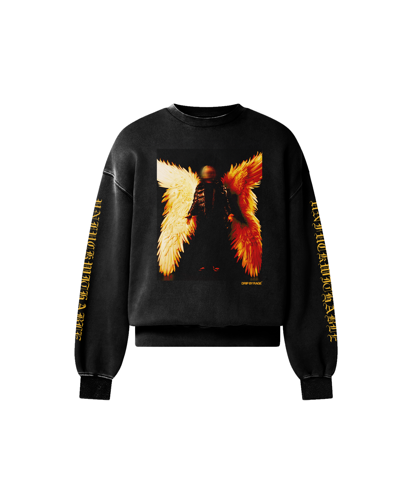 RED DEMON OVERSIZED FADED SWEATSHIRT